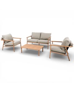 Vanamo terassin sohvasetti 2+1+1 beige