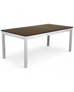 Vilja jatkopöytä 140-180x90, pähkinä-valkoinen