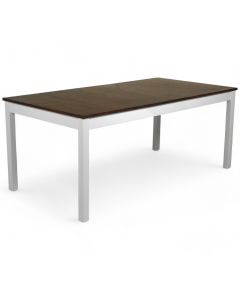 Vilja ruokapöytä 170x90, pähkinä-valkoinen