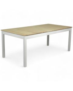 Vilja ruokapöytä 170x90, koivu-valkoinen