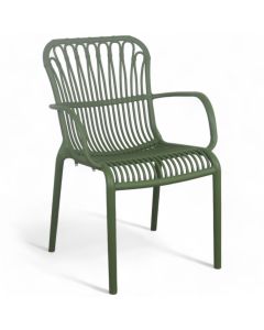 Vintage terassituoli, vihreä