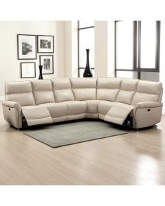 Washington sähkösäätöinen kulmasohva, vaalea taupe