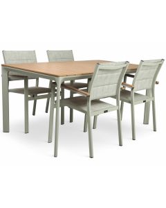 West terassipöytä kitti + 4 Tango tuolia