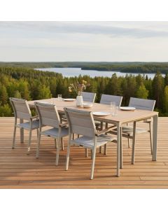 West terassipöytä kitti + 6 Tango tuolia