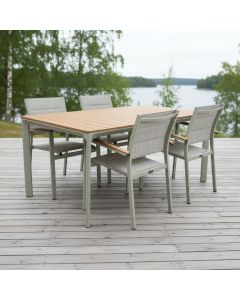 West terassipöytä kitti + 4 Tango tuolia