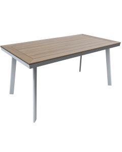 Woodie terassipöytä 80x150cm, valkoinen