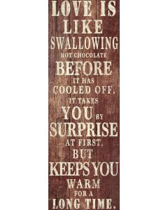 Canvastaulu 30 x 90 x 3 cm Word Pictures 4