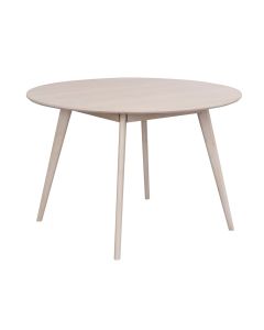 Rowico Yumi ruokapöytä 115cm, valkopesty tammi