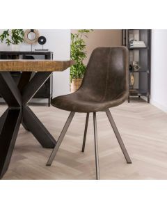 Amsterdam ruokatuoli, taupe