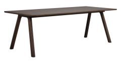 Rowico Clapperton ruokapöytä 220x95cm, ruskea