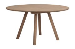 Rowico Clapperton ruokapöytä pyöreä 140cm, vaalea tammi