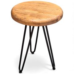 Provence vintage jakkara pyöreä