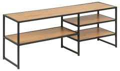 Seaford TV-taso 2 tammi-musta 120 cm