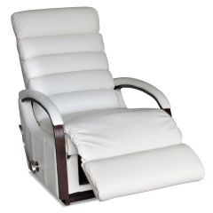 La-Z-Boy Norman recliner mekanismituoli, valkoinen nahka