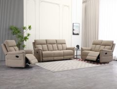 Grand 3+2+1 sohvakalusto mekanismeilla, beige