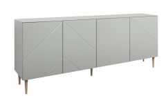 Hiipakka Vilja senkki 200cm ovilla, vihreä