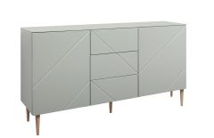 Hiipakka Vilja senkki 150cm 2 ovea ja 3 ltk, vihreä