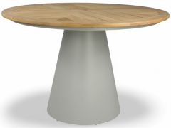 Hugo pyöreä terassipöytä 120 cm, tiikkiä