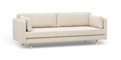 Interface Twin vuodesohva Leaf verhoilulla, beige