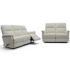 La-Z-Boy Ethan 3+2 recliner sohvakalusto, vaalea