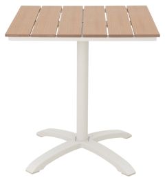 Mocca pieni parvekepöytä 70x70cm, vaalea