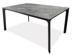 Parma pöytä 90x160cm antrasiitti, ulkokäyttöön