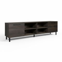 Hiipakka Solo TV-taso 220 cm, tummanruskea tammi