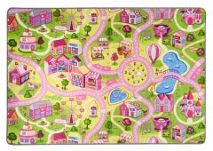 Liikennematto Sweet City, 95x133cm