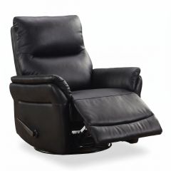 Texas reclinertuoli, musta nahka