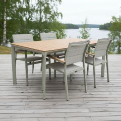 West terassipöytä kitti + 4 Tango tuolia