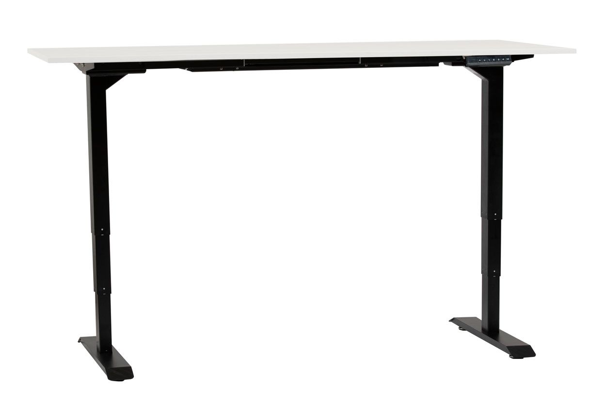 Hiipakka Ergo sähköpöytä mustalla jalalla