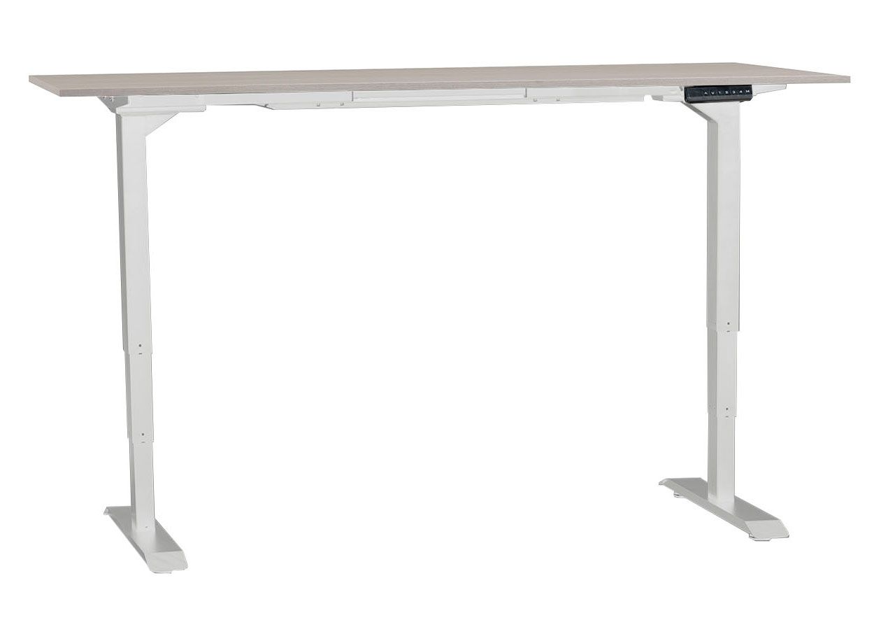 Hiipakka Ergo sähköpöytä mustalla jalalla