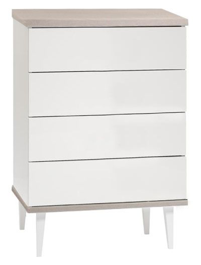 Hiipakka Taiga matala lipasto, 4 laatikkoa