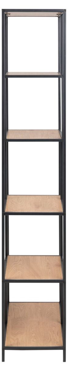 Seaford avohylly 5 tammi-musta 77x35x185 cm