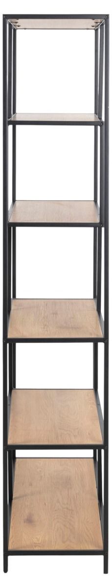 Seaford avohylly 7 tammi-musta 114x35x185 cm