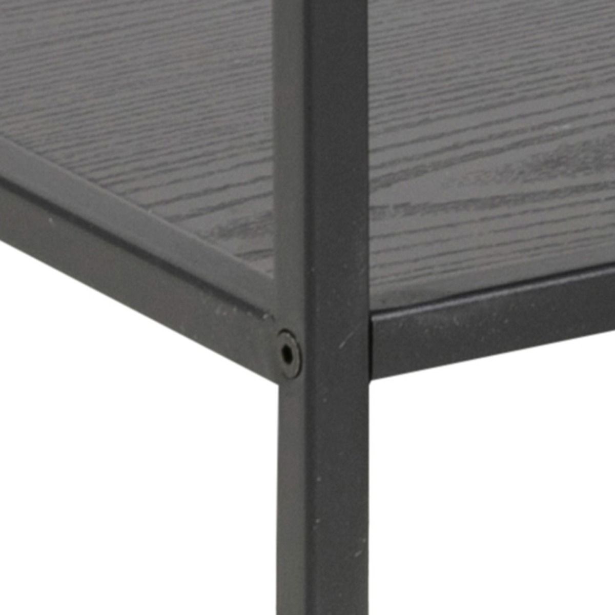 Seaford avohylly 6 musta 114x35x78 cm