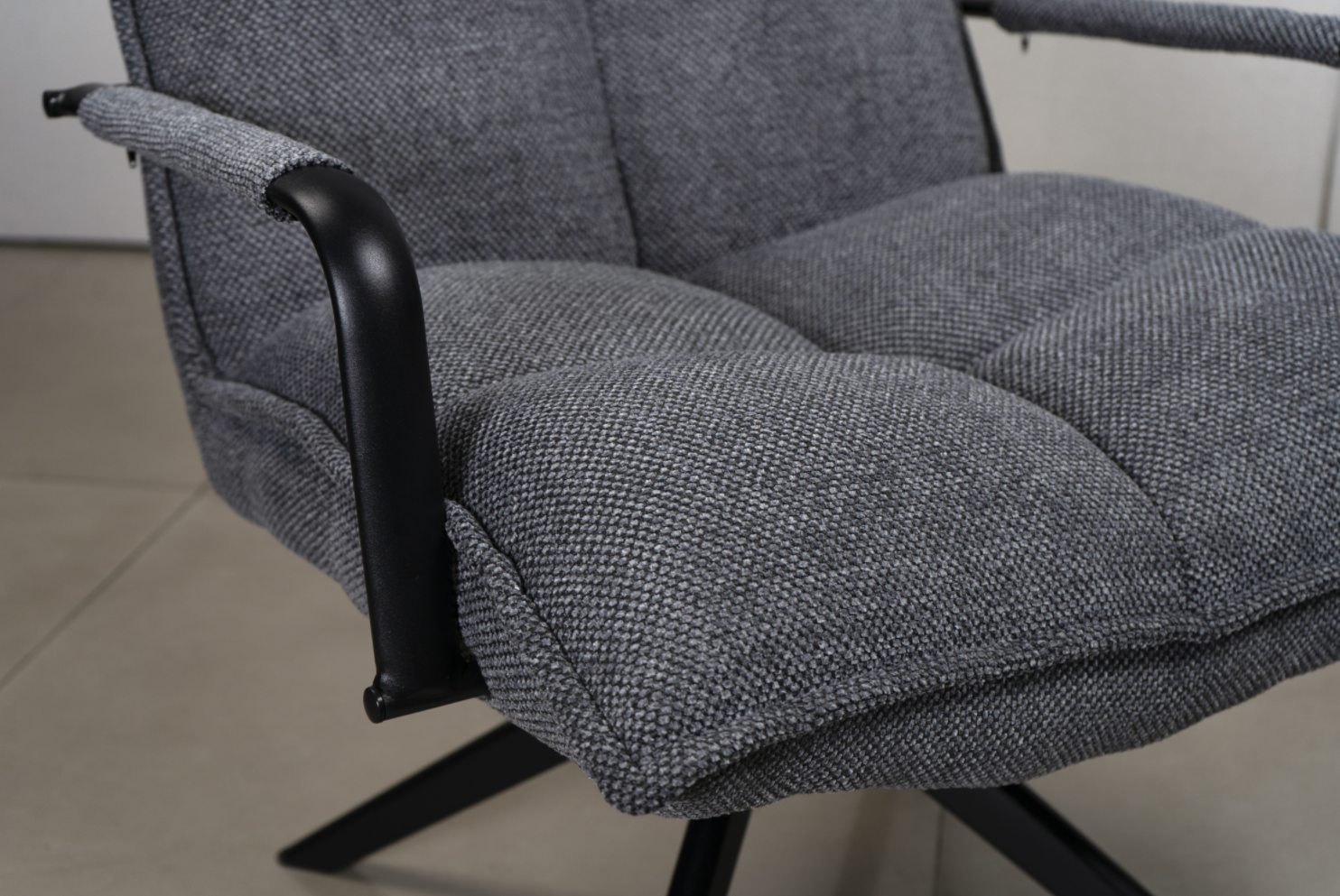 Garna lepotuoli, tummanharmaa