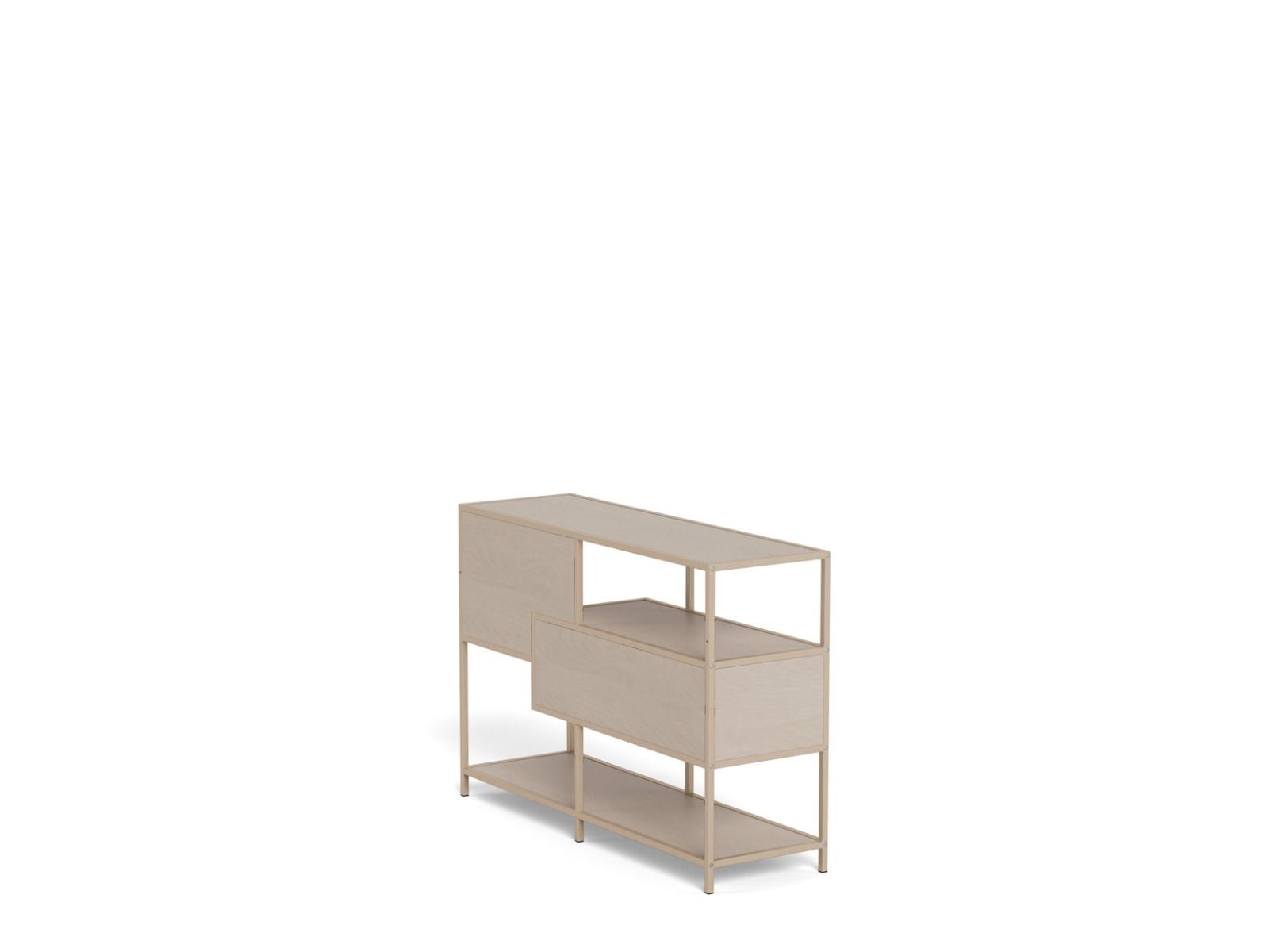 Seaford avohylly 9 laatikoilla harmaa 114x35x78 cm
