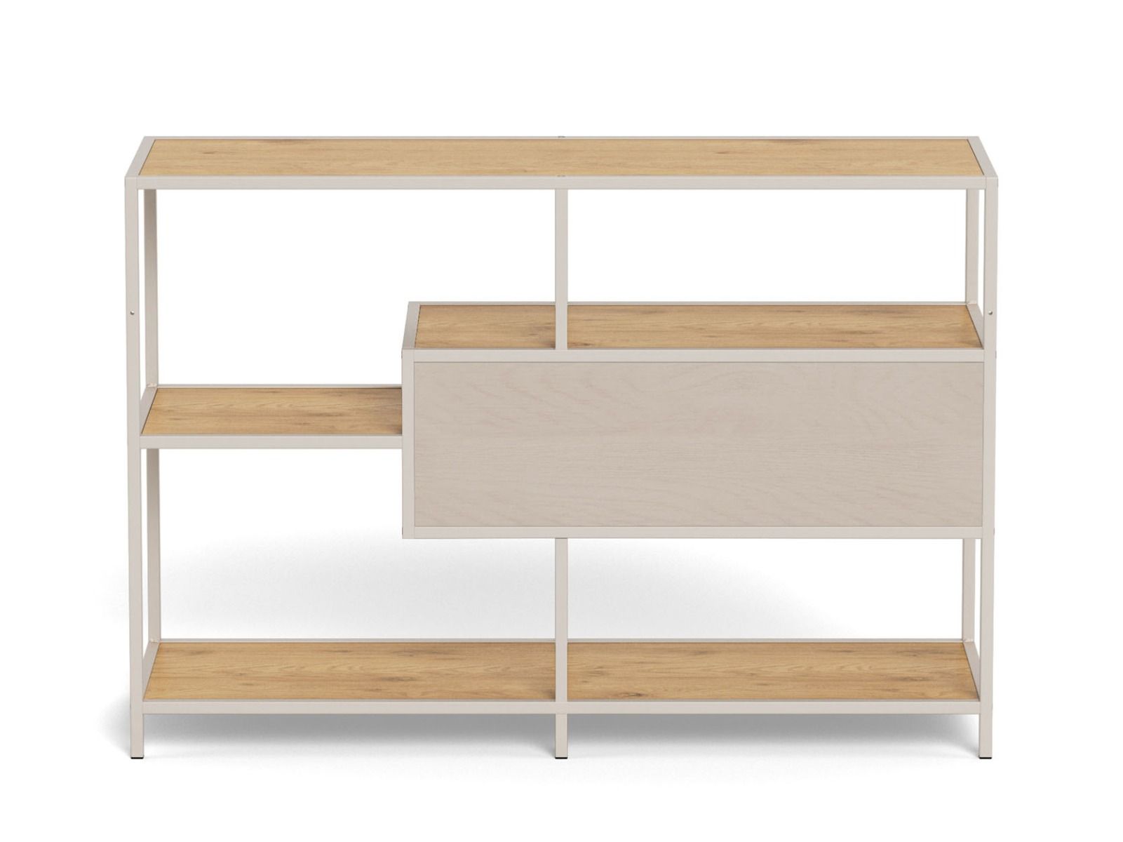 Seaford avohylly 9 tammi-harmaa 114x35x78 cm