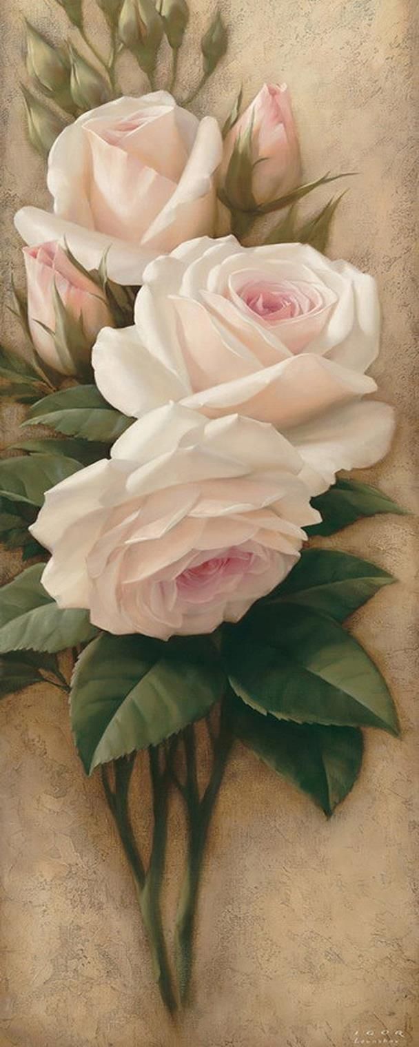 Canvastaulu 20x50cm, Ruusukimppu