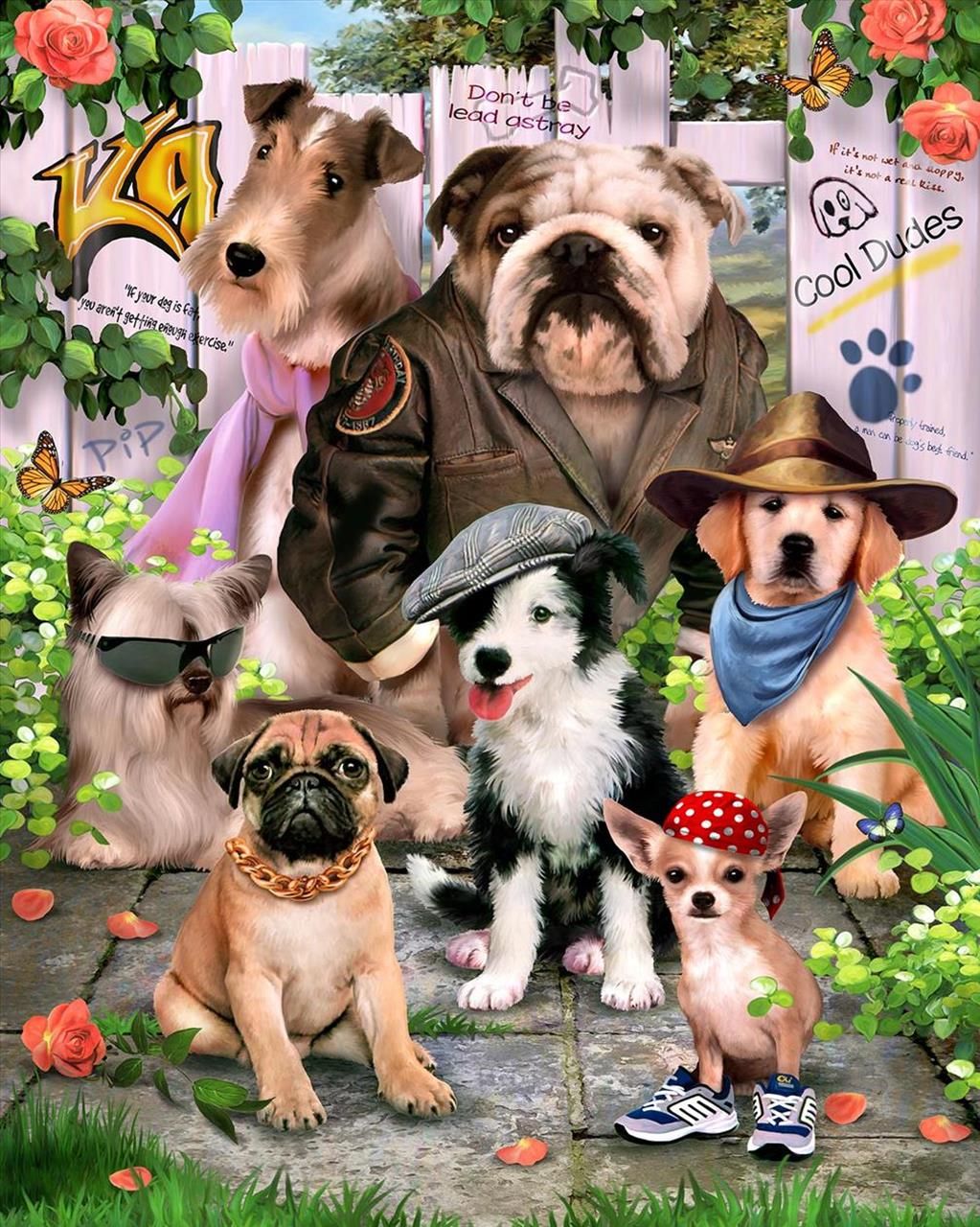 Canvastaulu 40x50, Eläimet