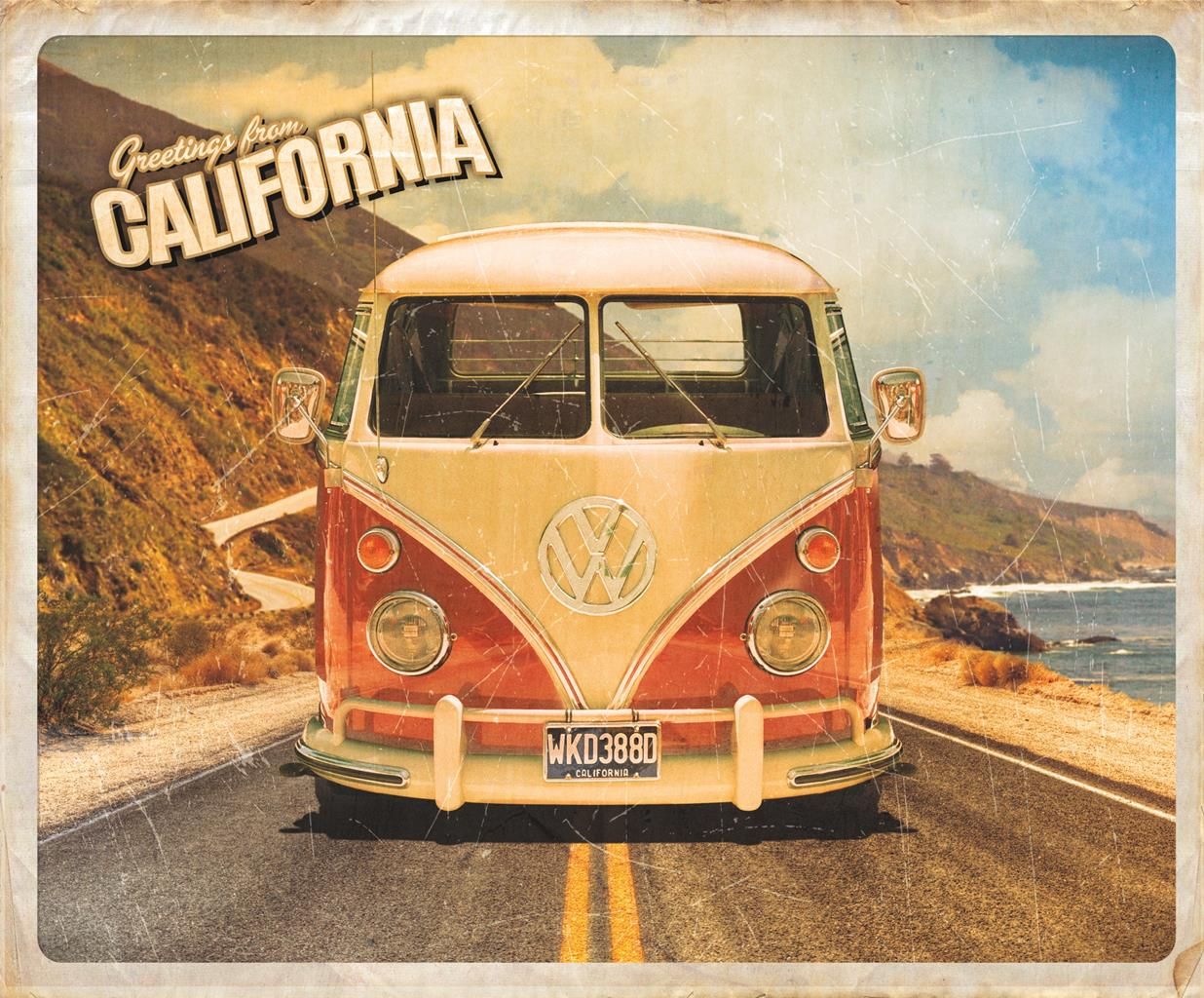 Canvastaulu 50x60, Volkswagen