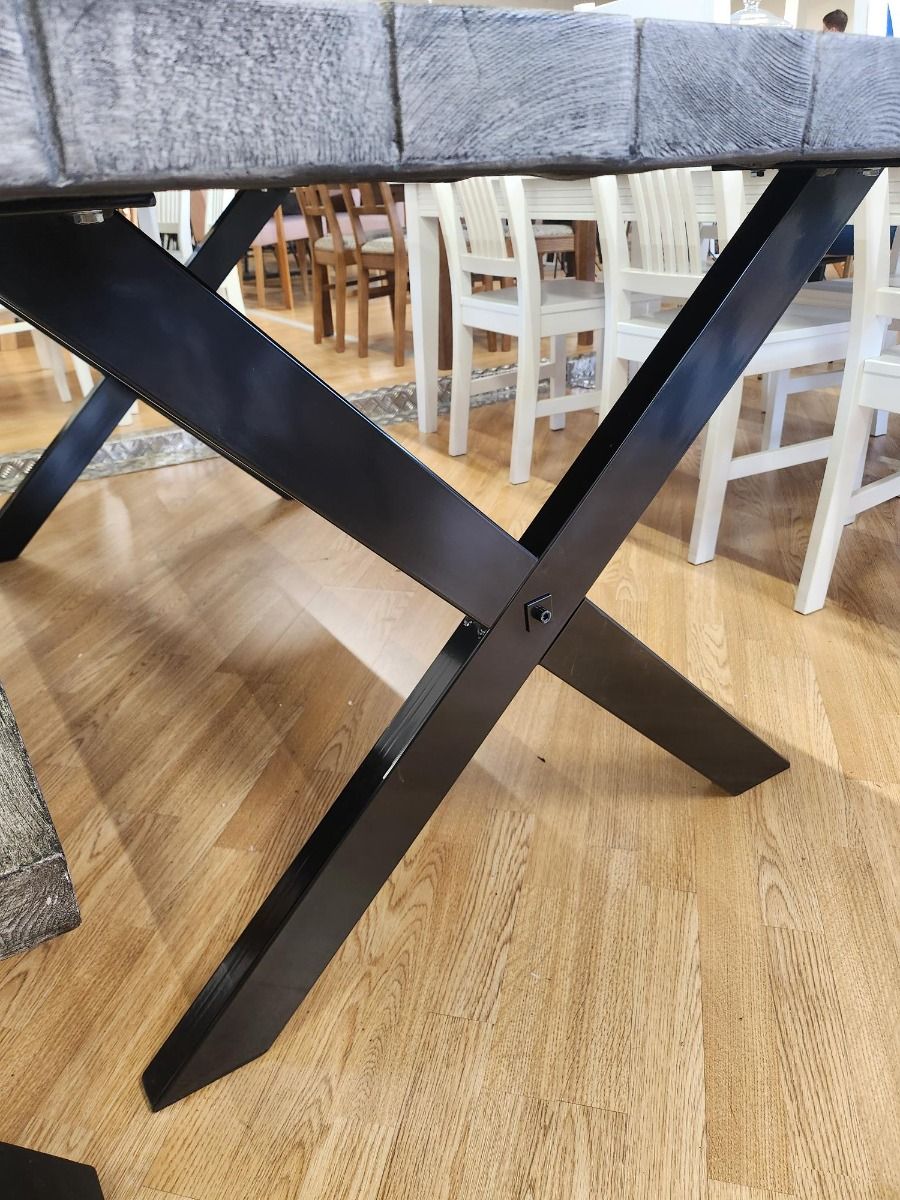 Loft Industrial ruokapöytä 100x200cm, betonikansi