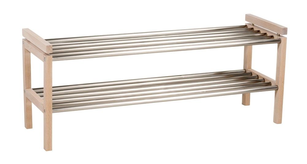 Rowico Confetti-kenkähylly metalliyksityiskohdin, valkoinen