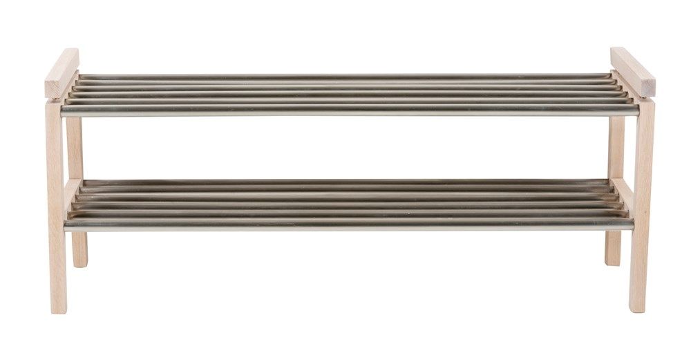 Rowico Confetti-kenkähylly metalliyksityiskohdin, musta