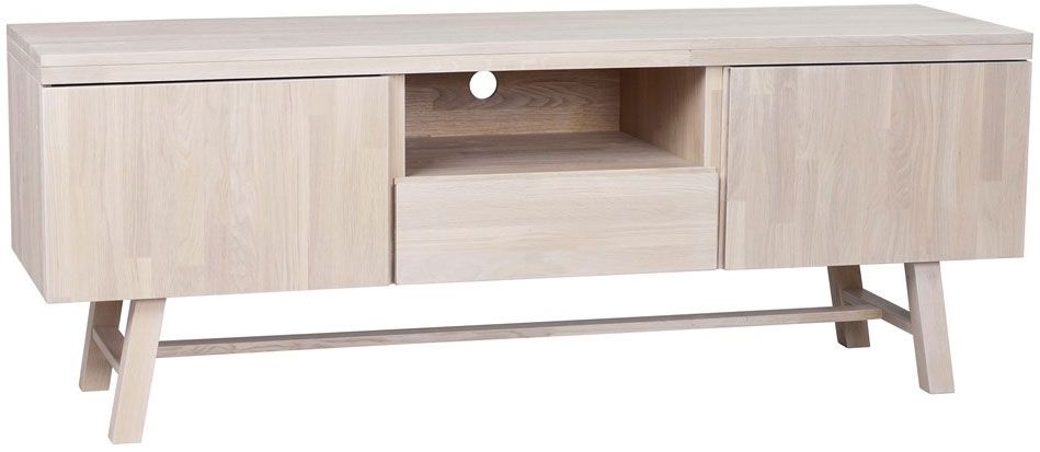 Rowico Brooklyn tv-taso, valkopesty tammi