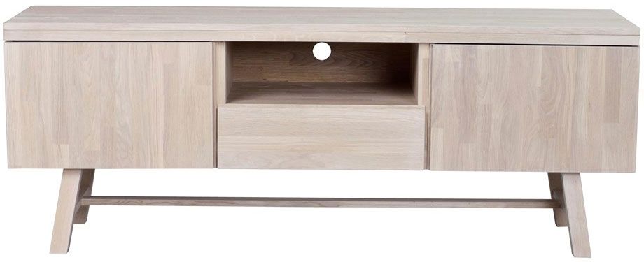 Rowico Brooklyn tv-taso, valkopesty tammi