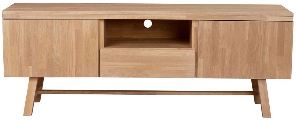 Rowico Brooklyn tv-taso, lakattu tammi