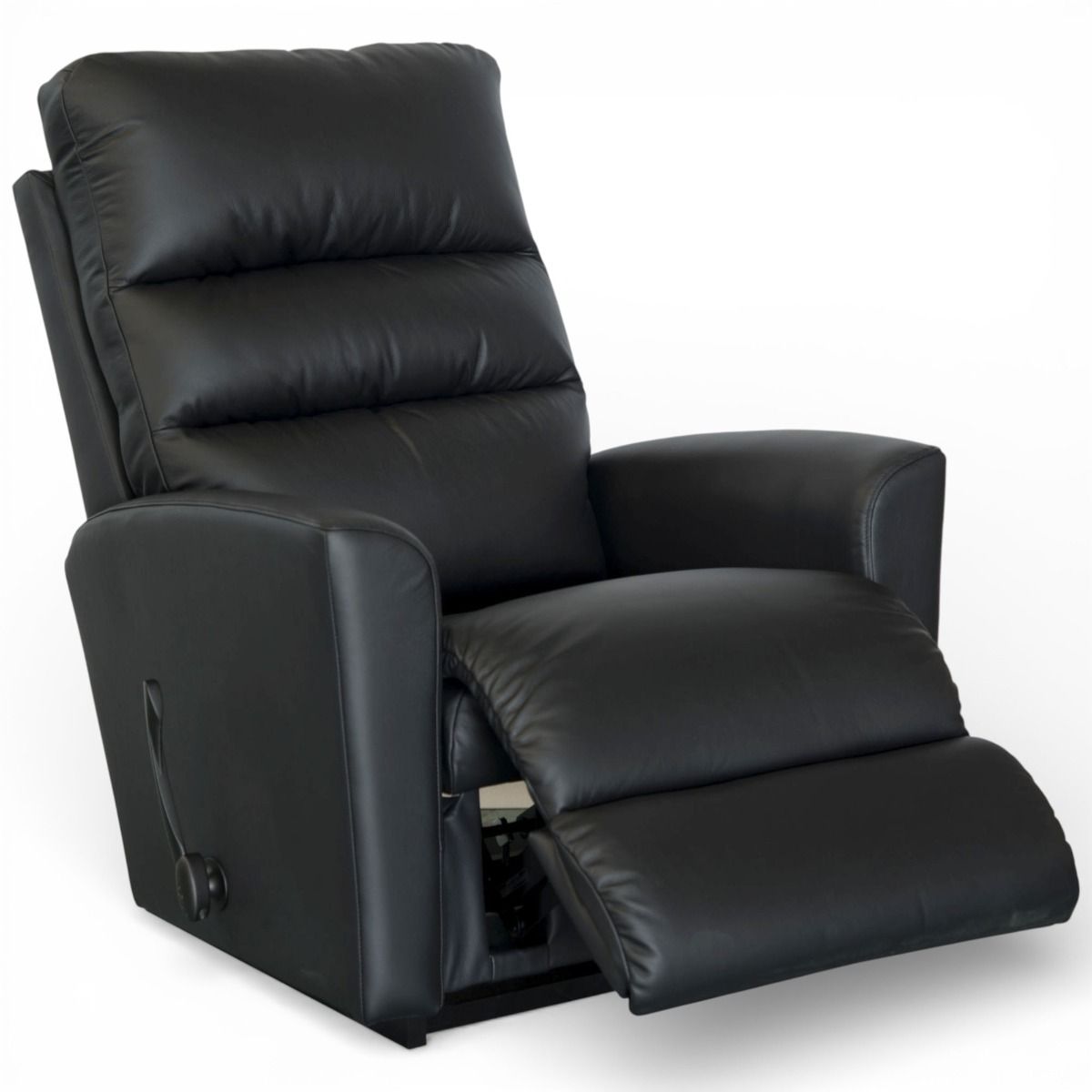 Musta nahkaverhoiltu recliner-tuoli La-Z-Boy Liam