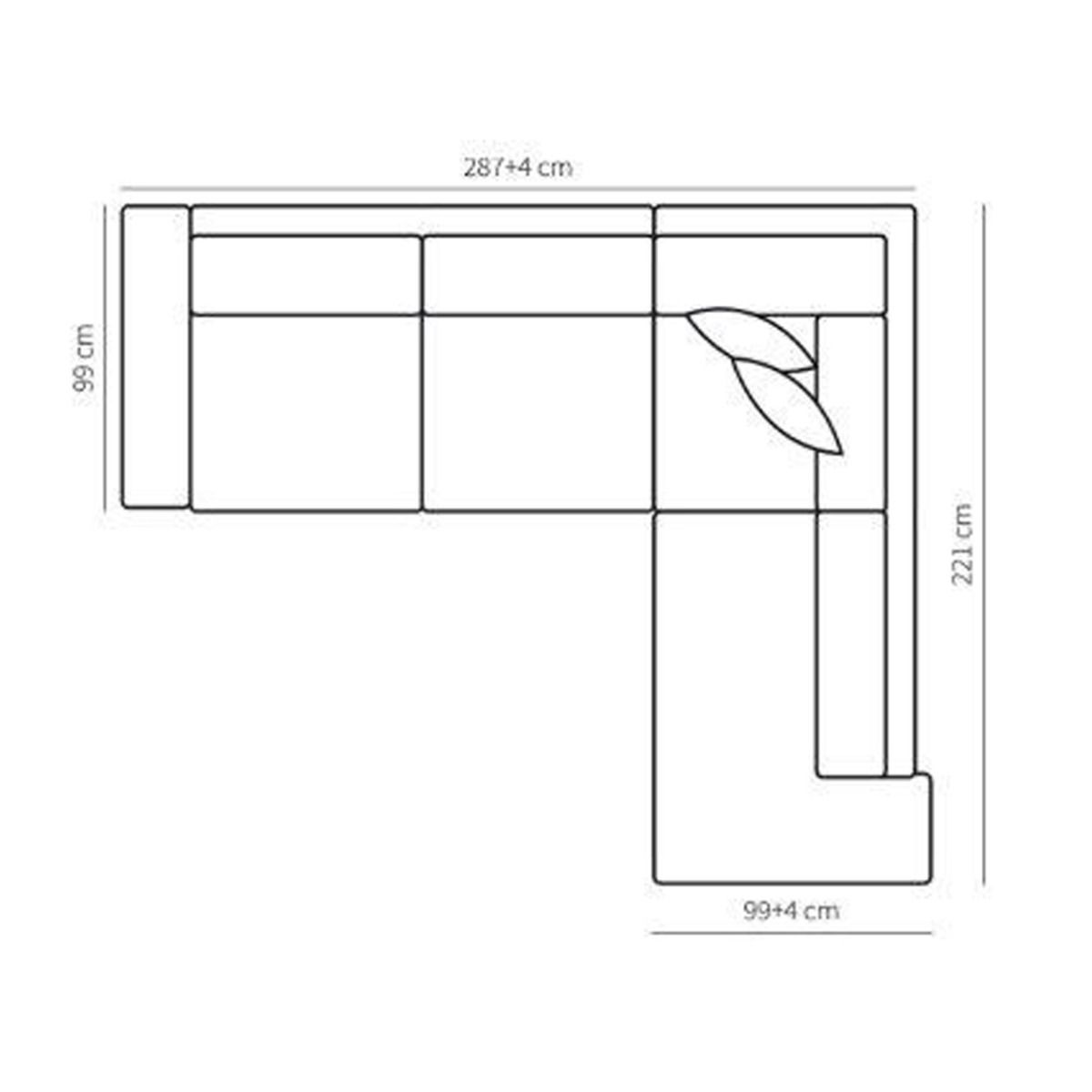 Neiser Rocco avokulmasohva